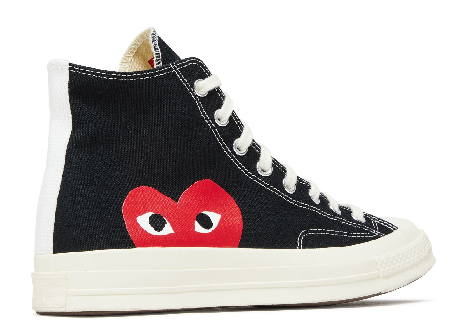 COMME DES GARÇONS PLAY X CHUCK 70 HIGH 'BLACK' - 3