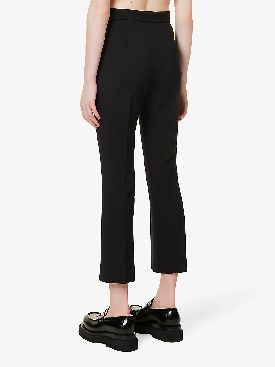 Nepeta straight-leg high-rise stretch-wool trousers - 4