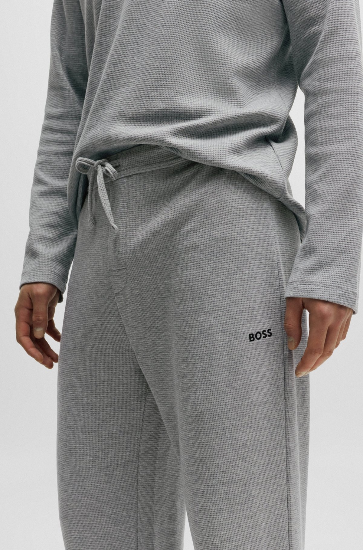 PAJAMA BOTTOMS WITH EMBROIDERED LOGO - 5