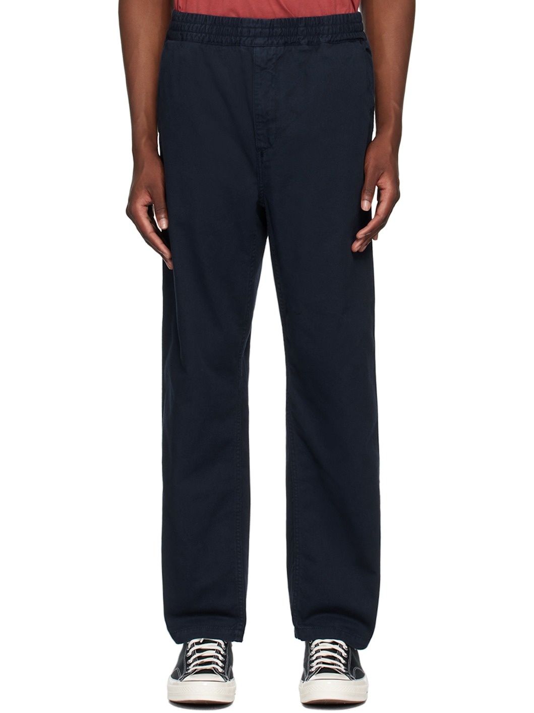 Navy Flint Trousers - 1