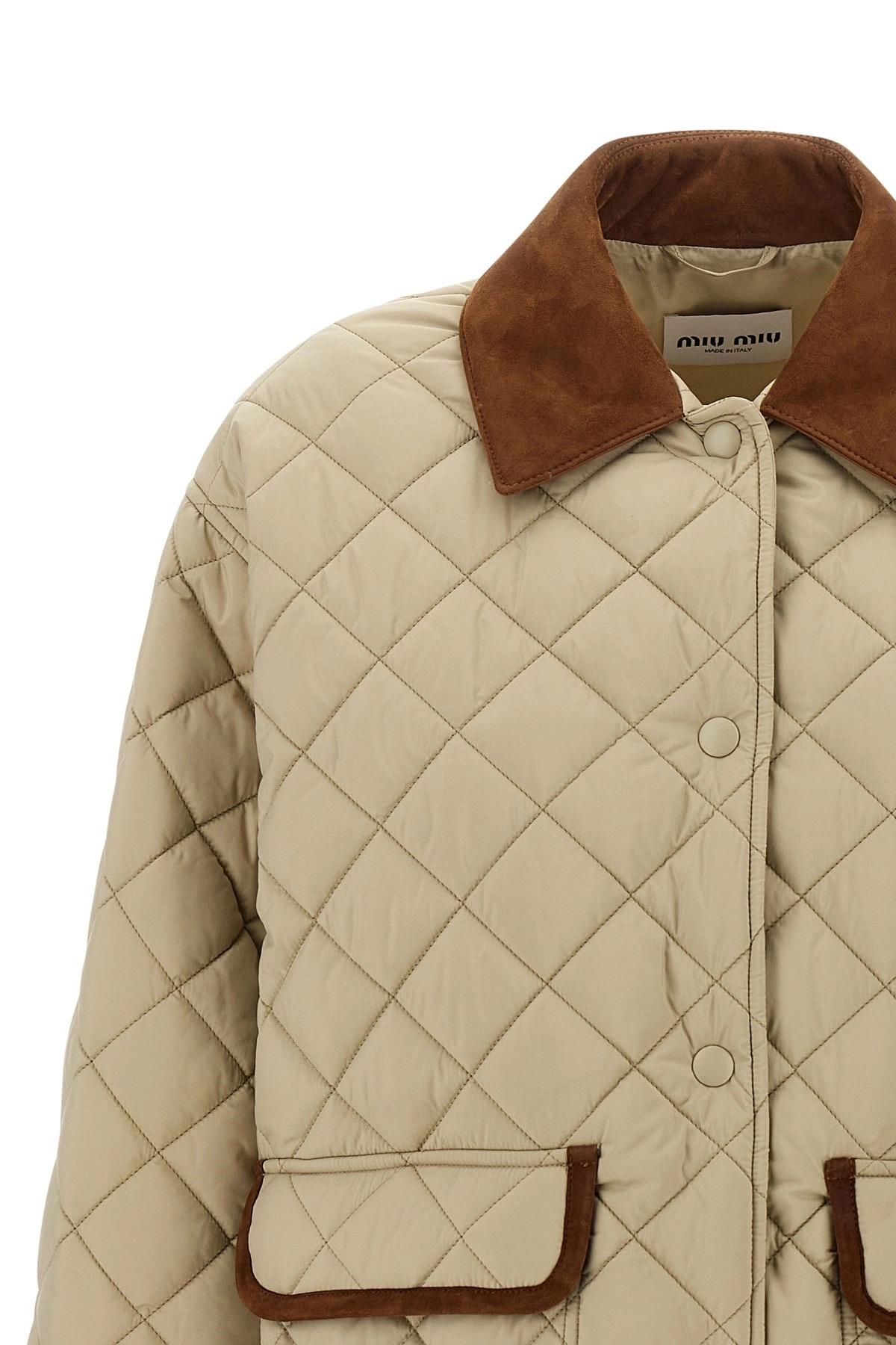 Suede detail blouson - 3