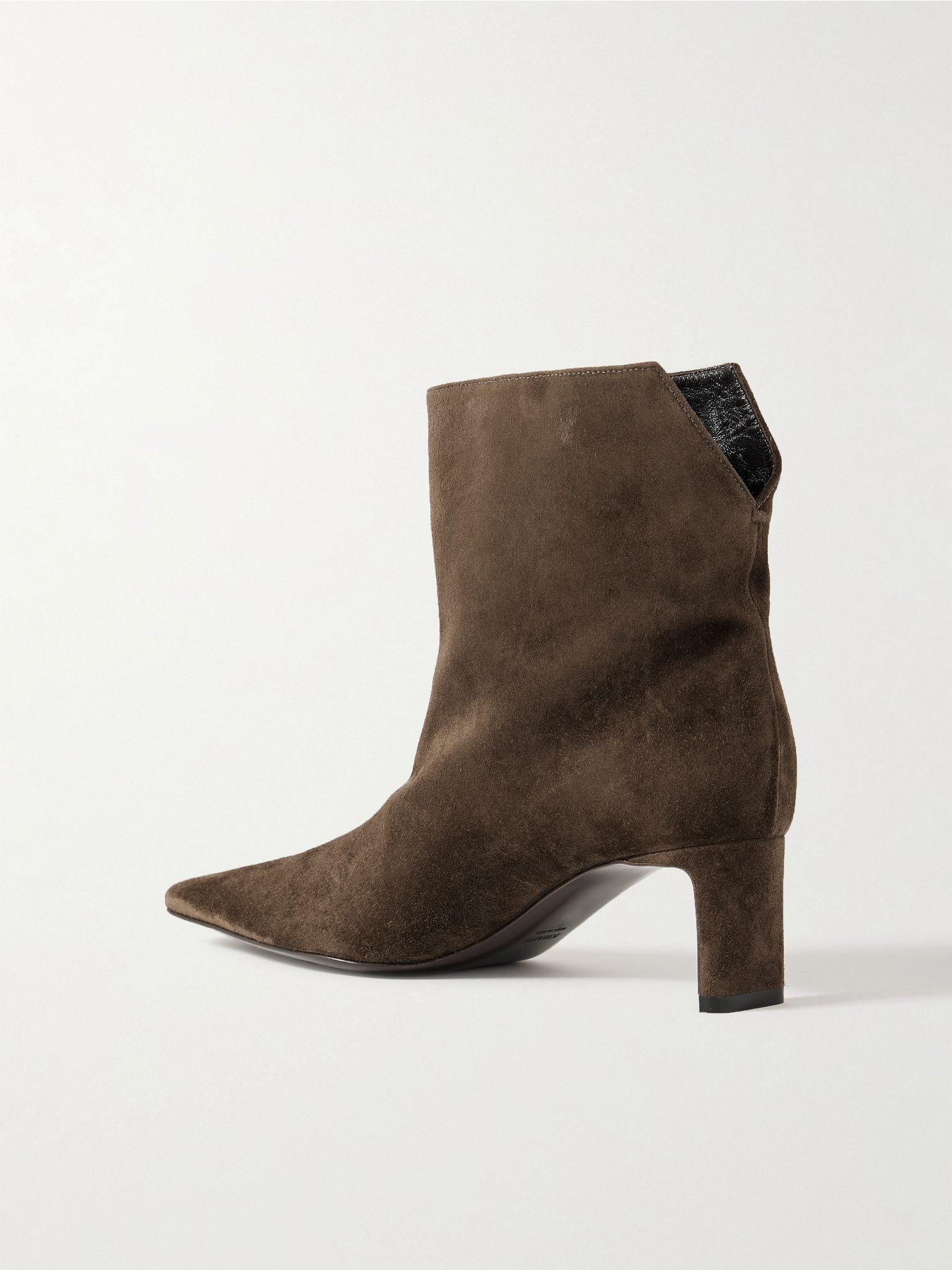 Ona suede ankle boots Chocolate - 3