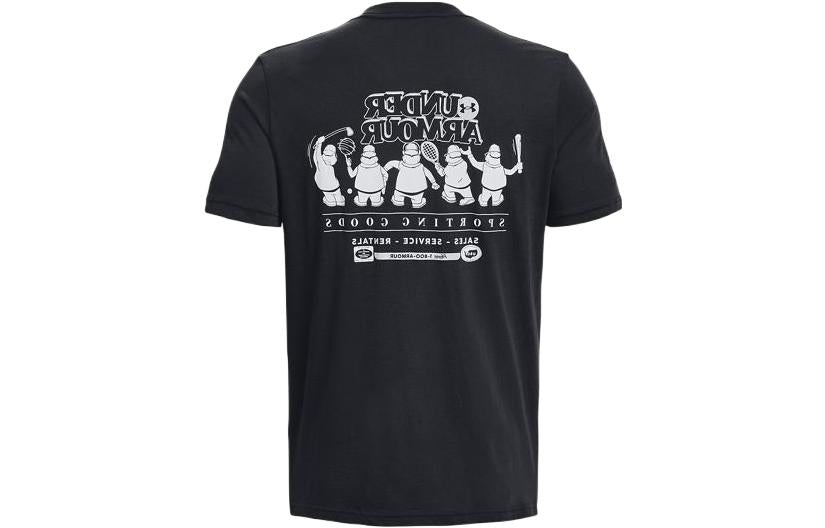 Under Armour Coach Sporting Goods T-shirt 'Black' 1376854-001 - 2