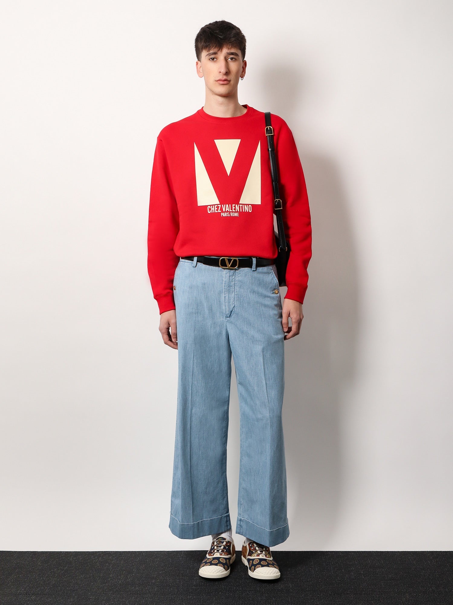 スウェット・トレーナー VALENTINO Cotton sweatshirt with frontal chez valentino Valentino Cotton Sweatshirt Frontal Chez Valentino Print | eBay