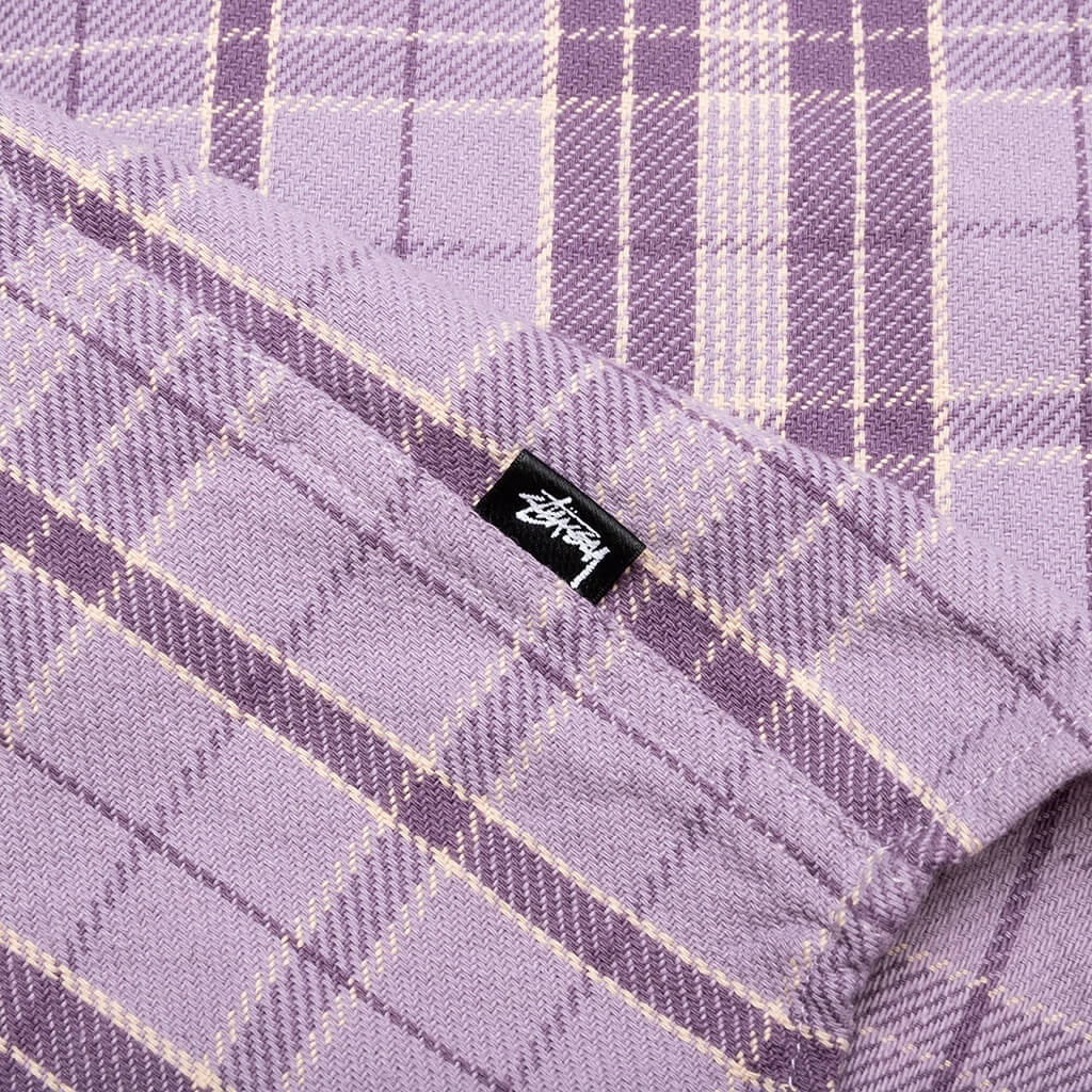 STONES PLAID SHIRT - LAVENDER - 5