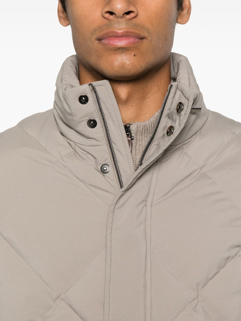diamond-quilted jacket 5