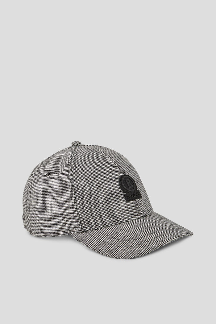 Mats Cap in Black/White - 1