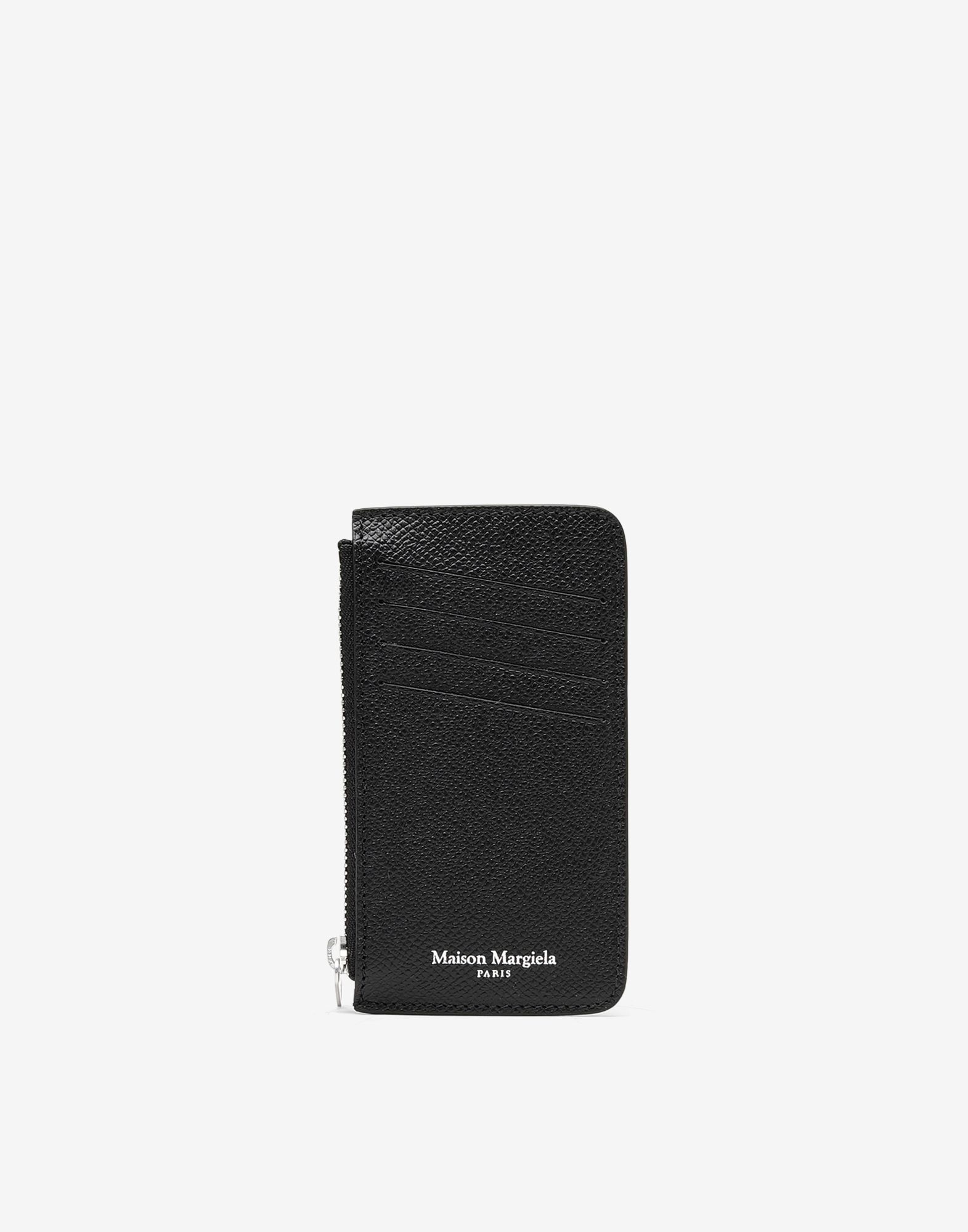 Grainy leather cardholder - 1