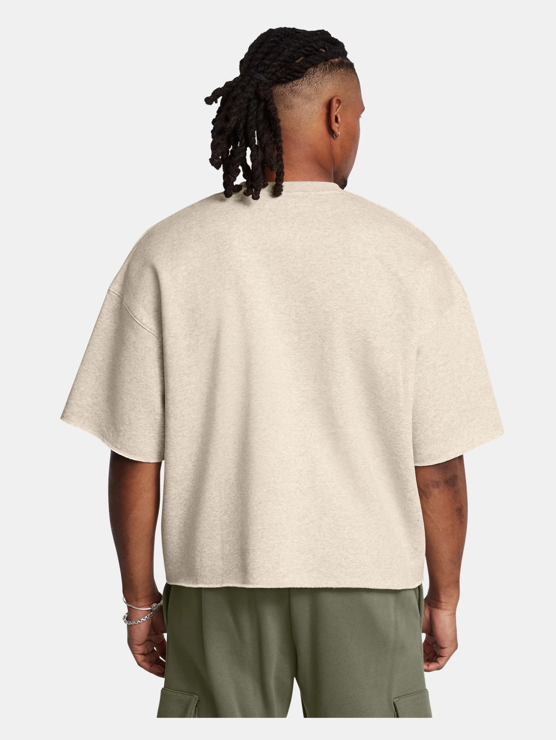 Men's UA Icon Fleece Short Sleeve Crew - 4