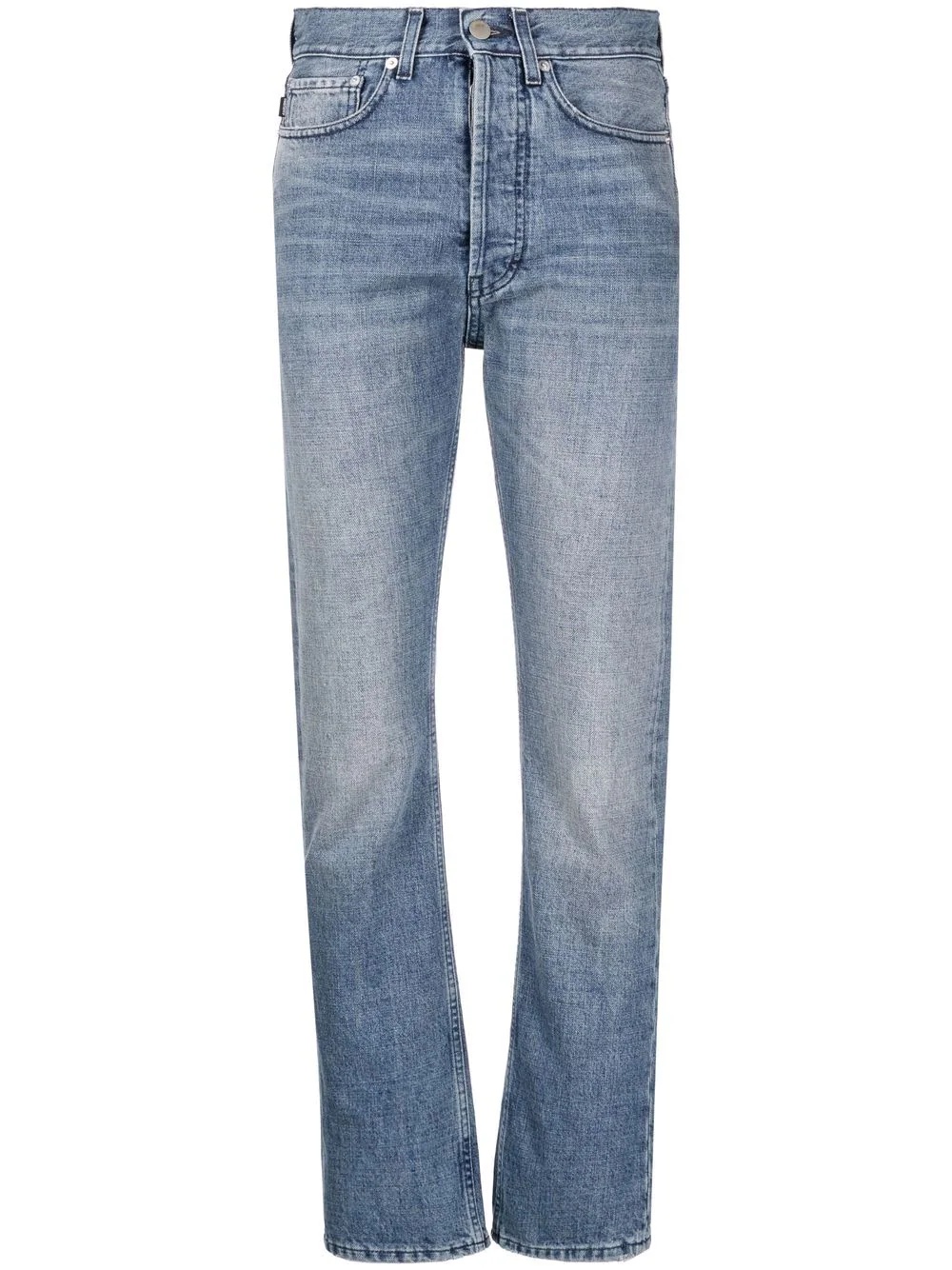 high-rise straight leg jeans - 2