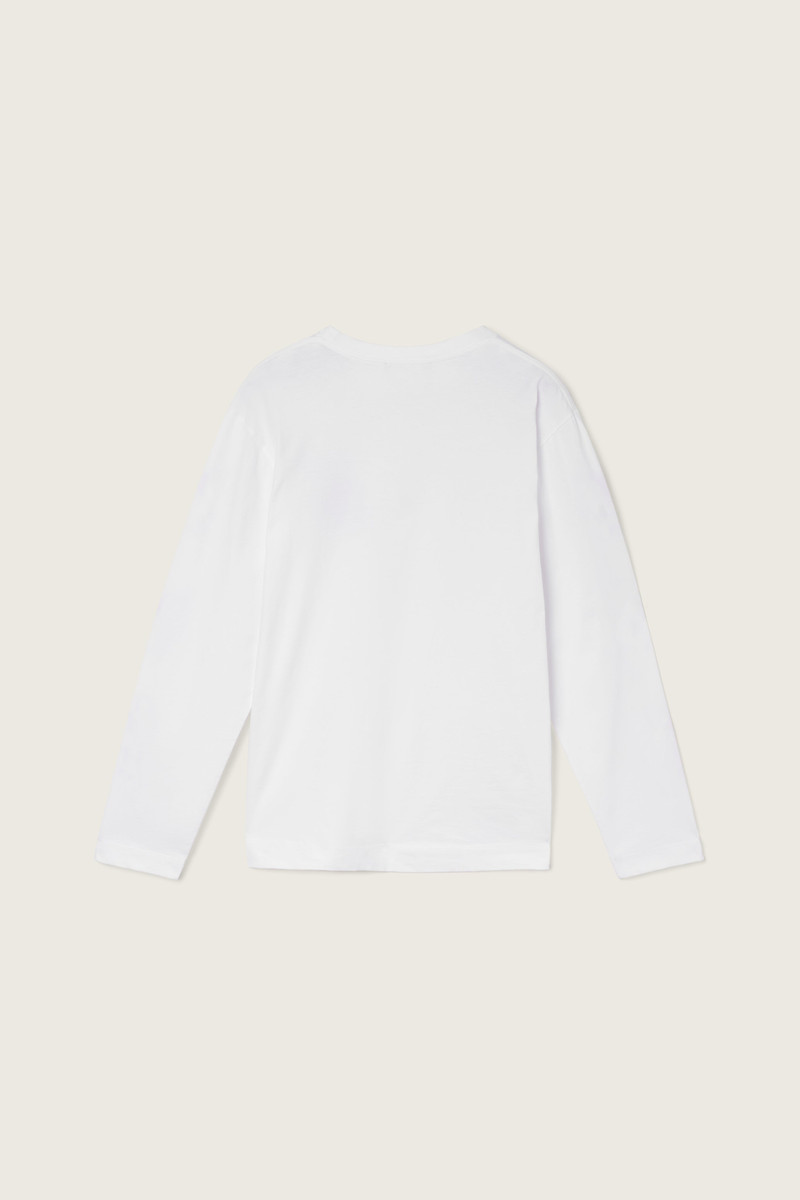 Simone Rocha Ribbon Bow Tail Long Sleeve T-Shirt outlook