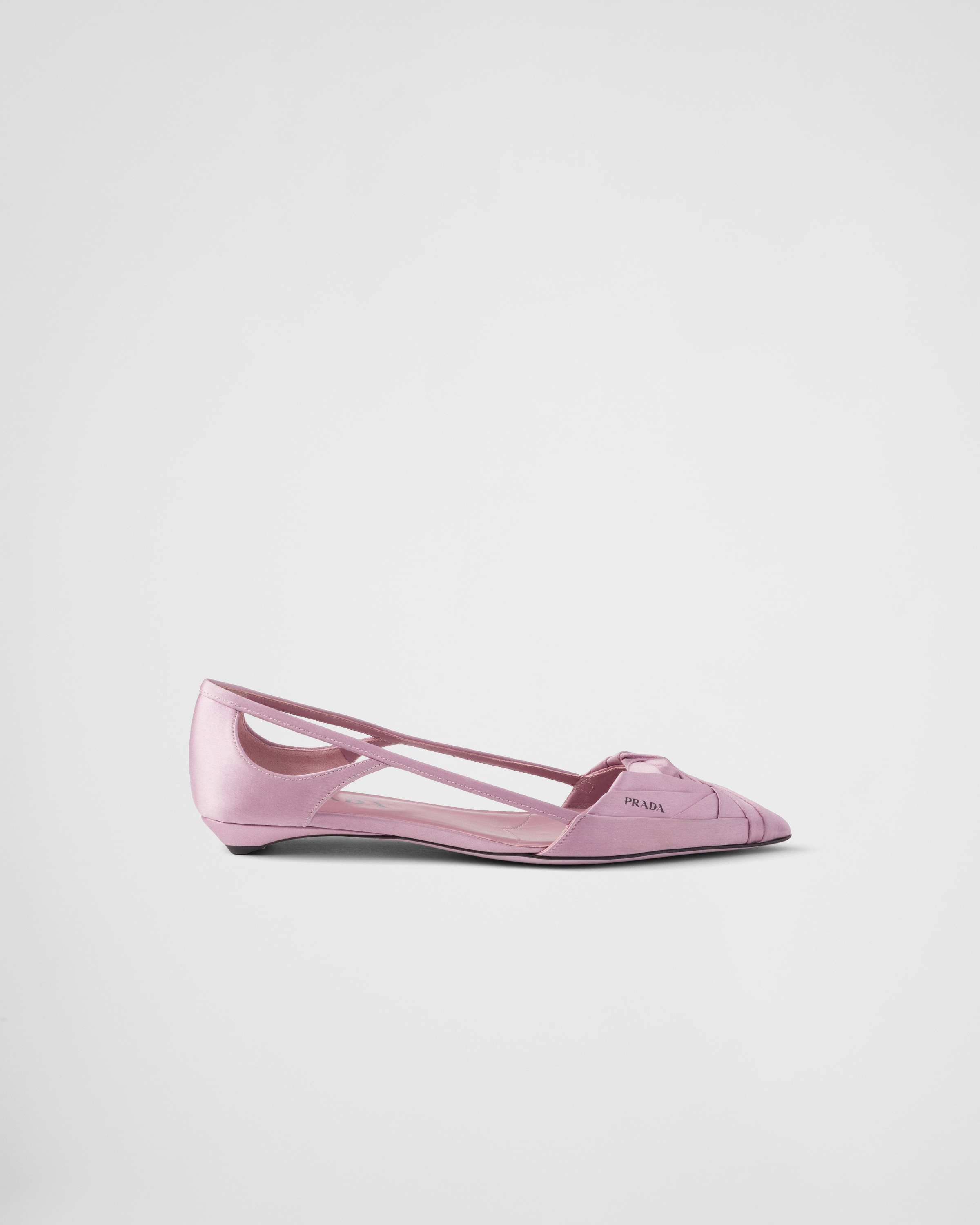 Satin cut-out ballerinas - 2