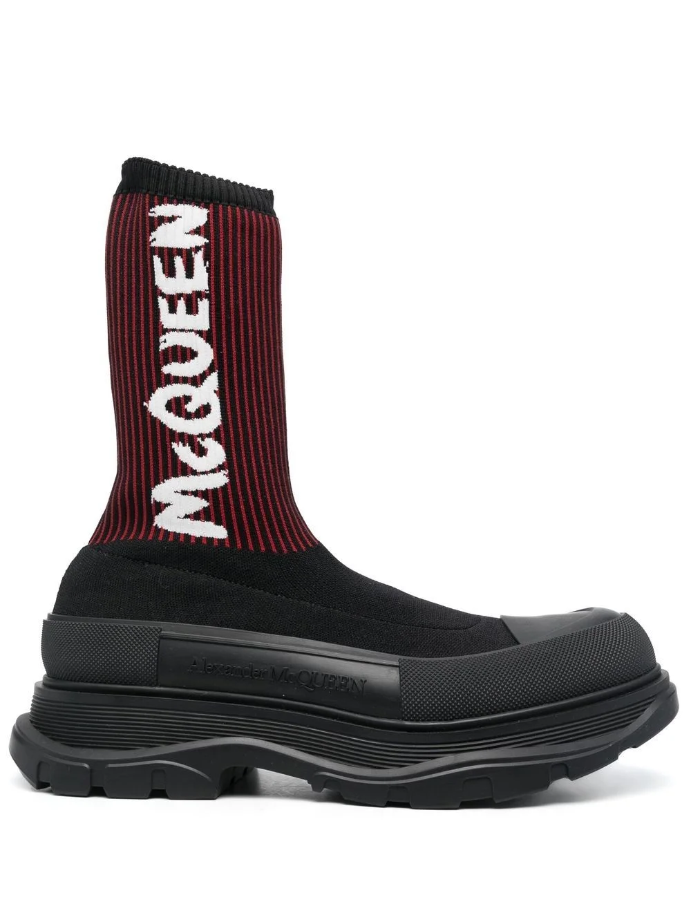 Tread Slick Sock Boot "Black Red" - 1