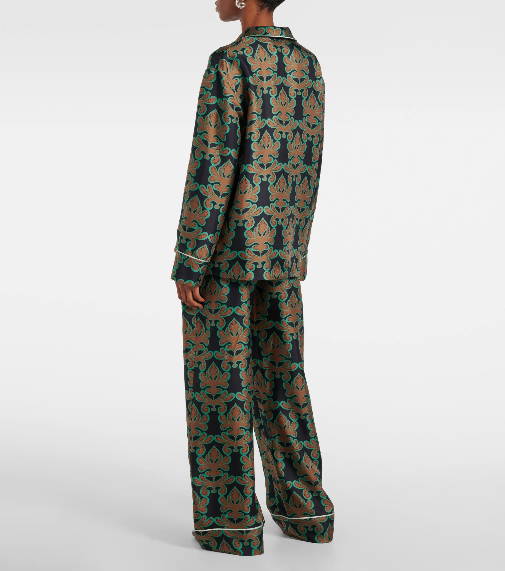 Printed silk shirt - 3