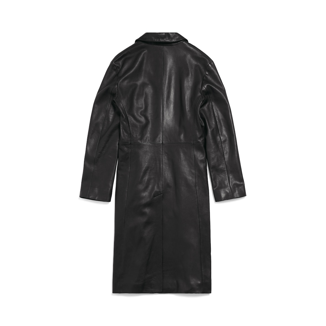 Women's Fitted Coat in Black - 6
