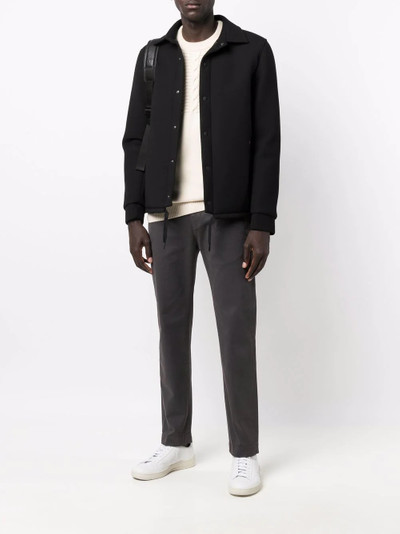 Herno collared button-up jacket outlook