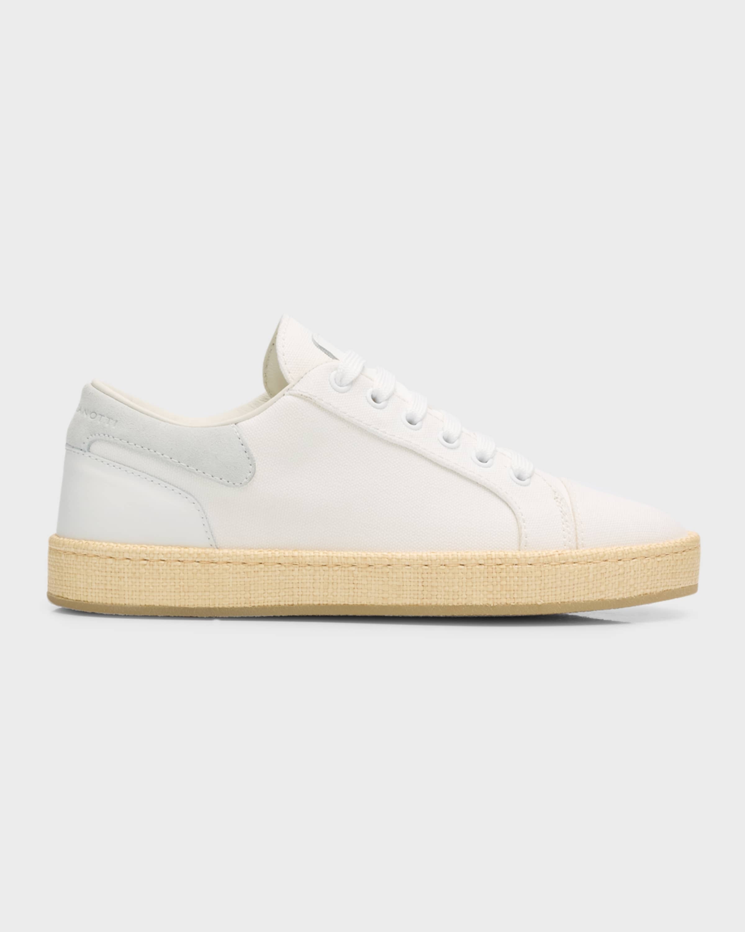 Canvas Low-Top Sneakers - 1