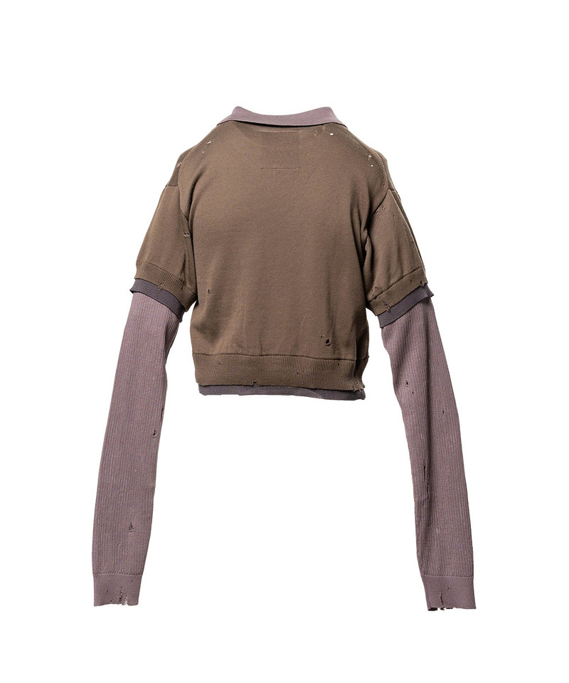 Triple Layered Knit Sweater 15
