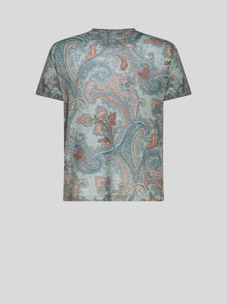 PAISLEY LYOCELL T-SHIRT - 5