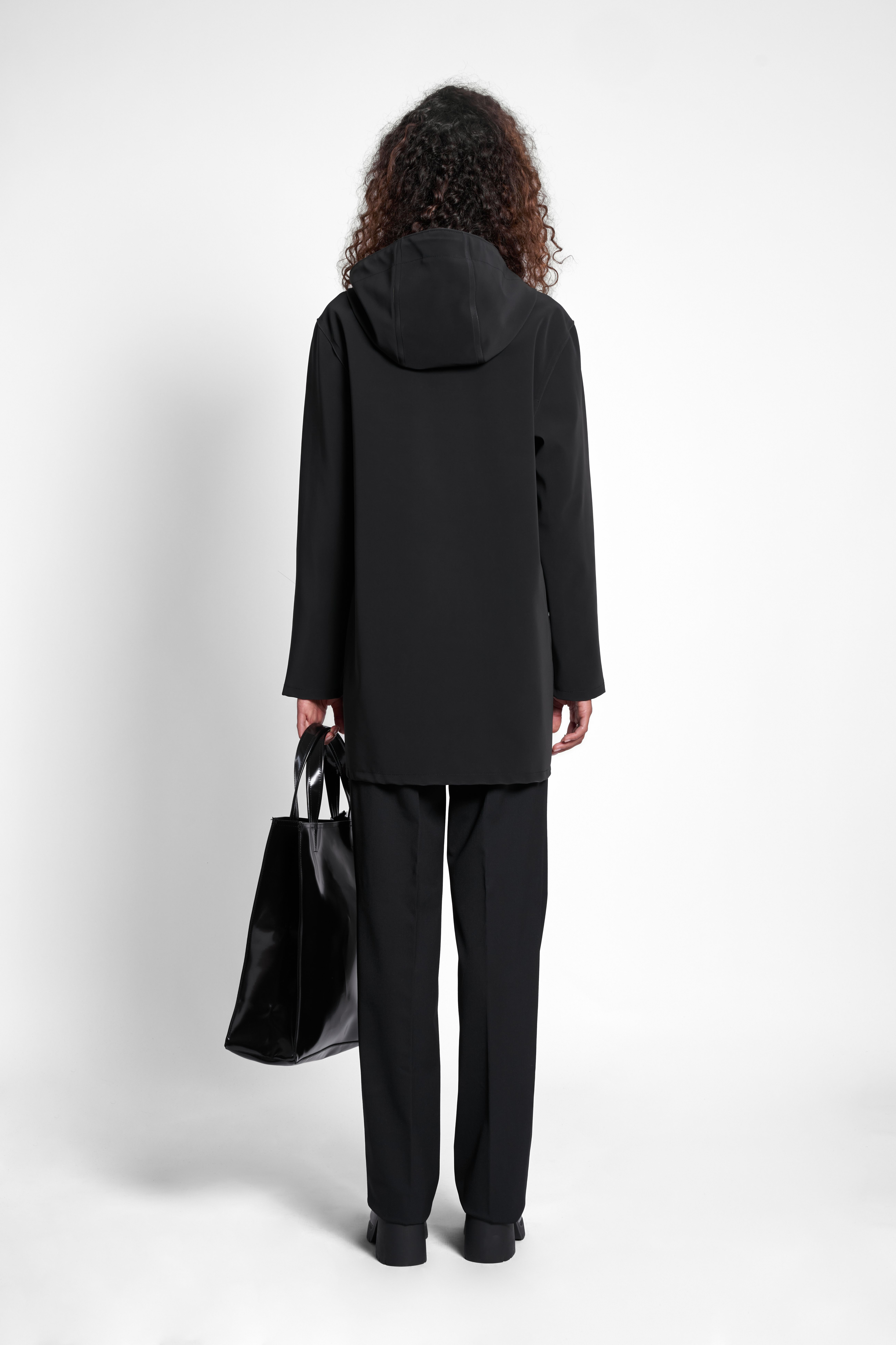 Stockholm Matte Raincoat Black - 4