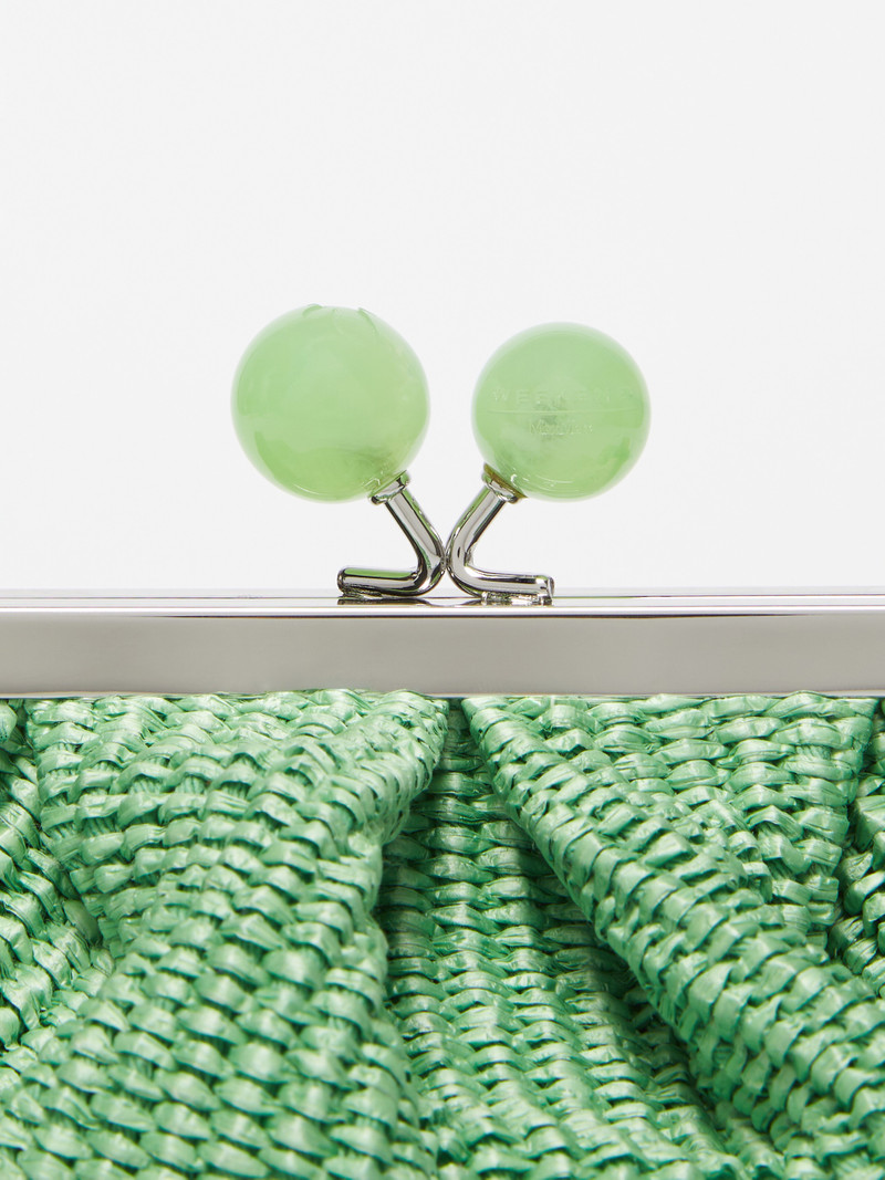 PALMAS Small raffia-effect Pasticcino Bag 5