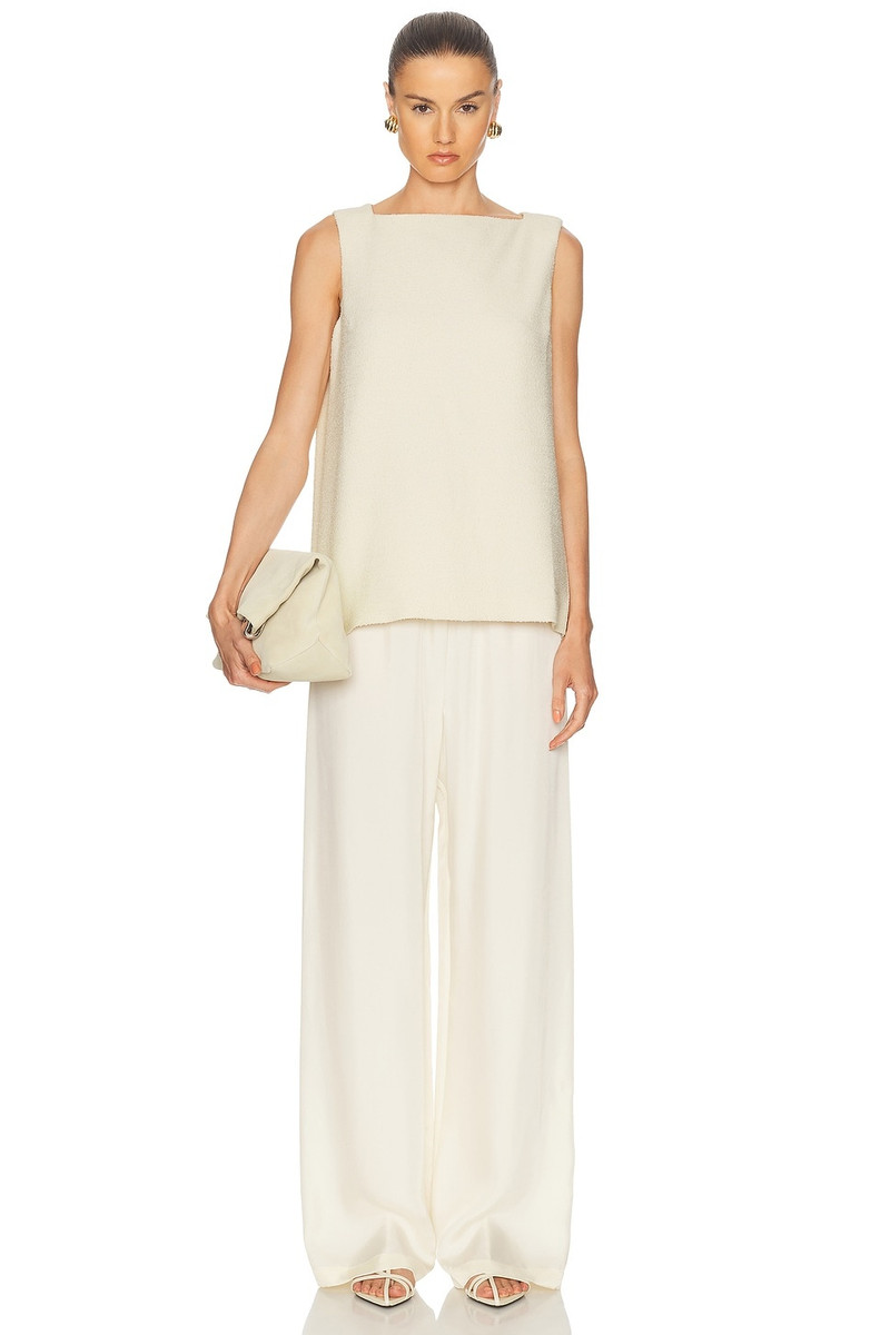 House of Dagmar Open Back Boucle Top outlook