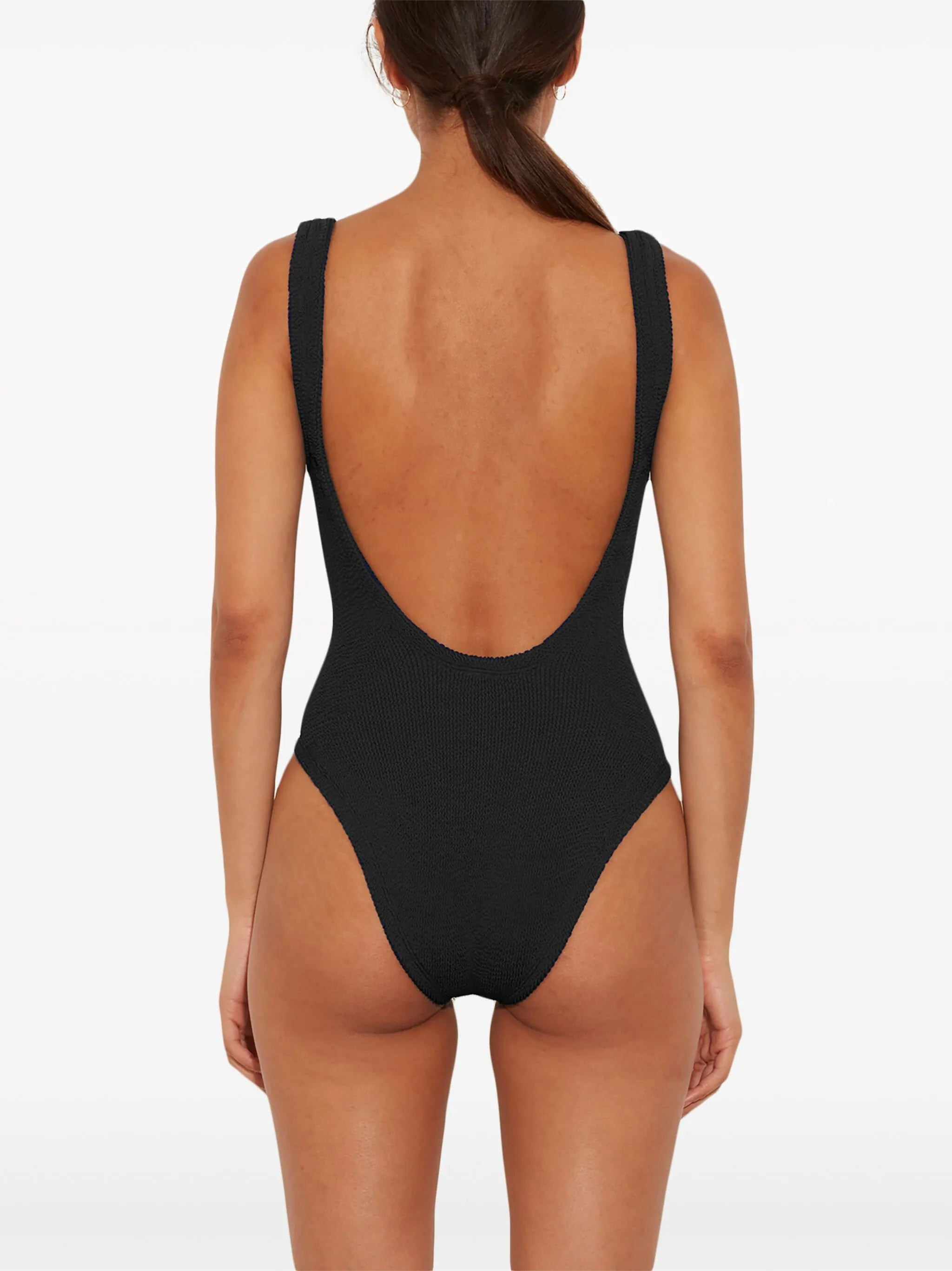 square neck swimsuit - 4