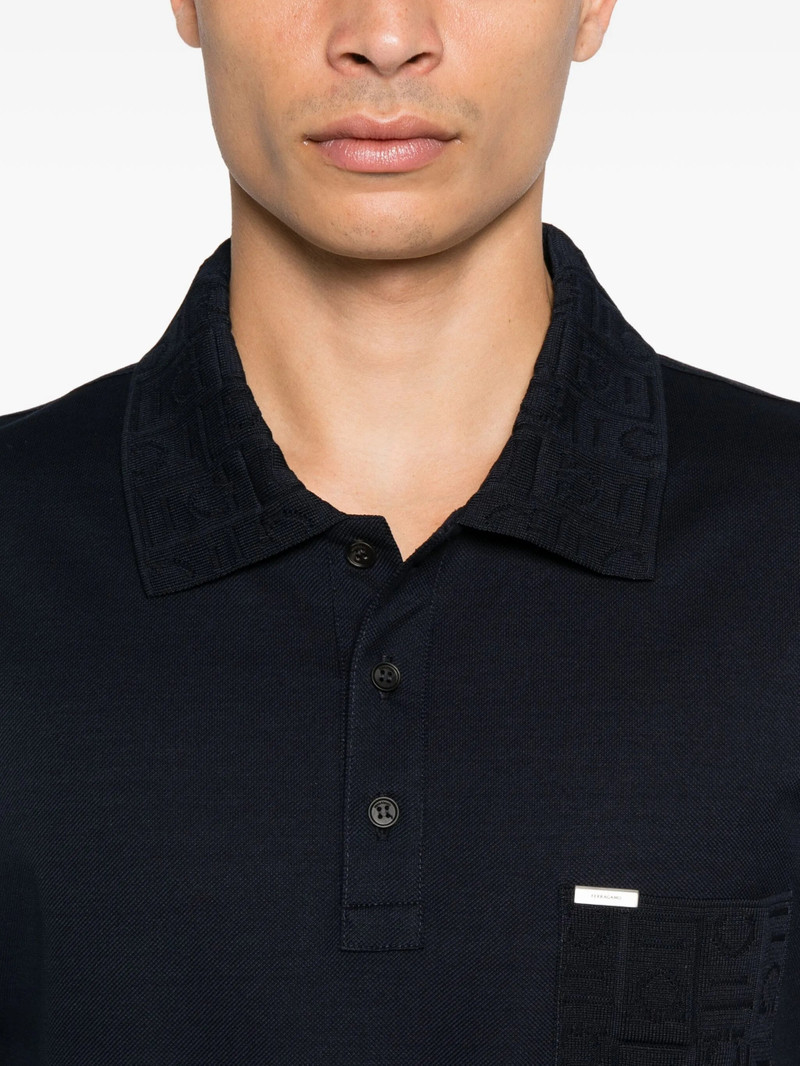 Ferragamo Logo-plaque Polo Shirt 4