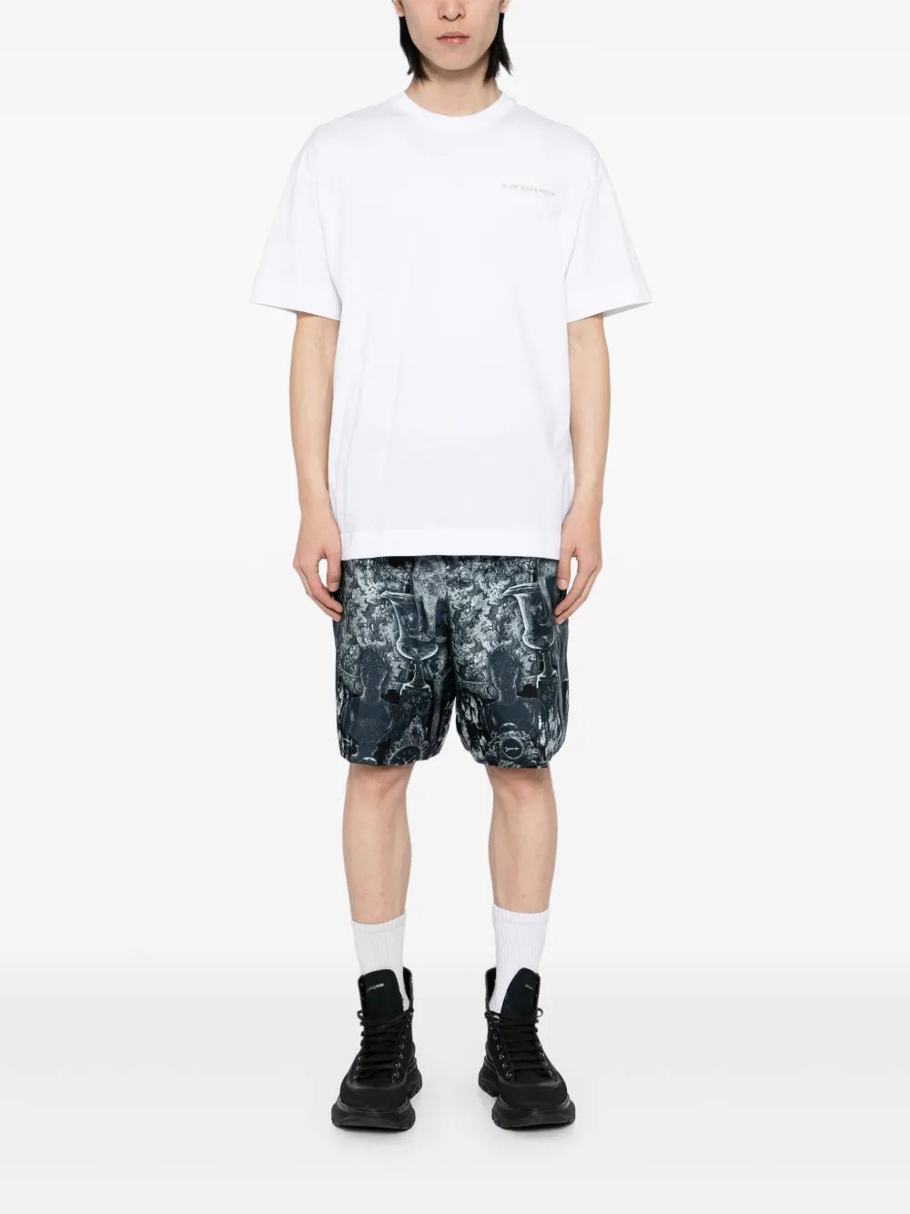 HUBERT-PRINT BERMUDA SHORTS - 2