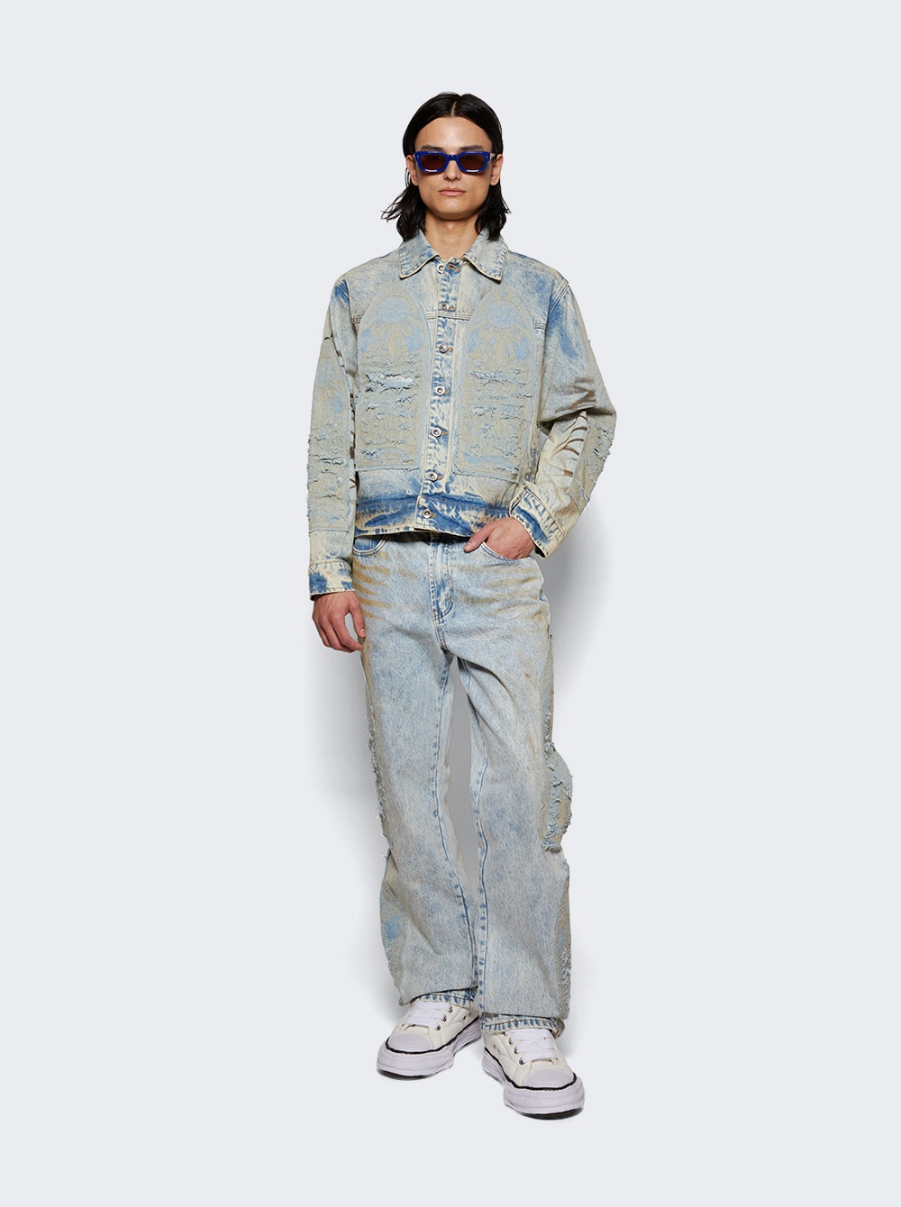 Mechanic Signature Trucker Jacket Denim - 5
