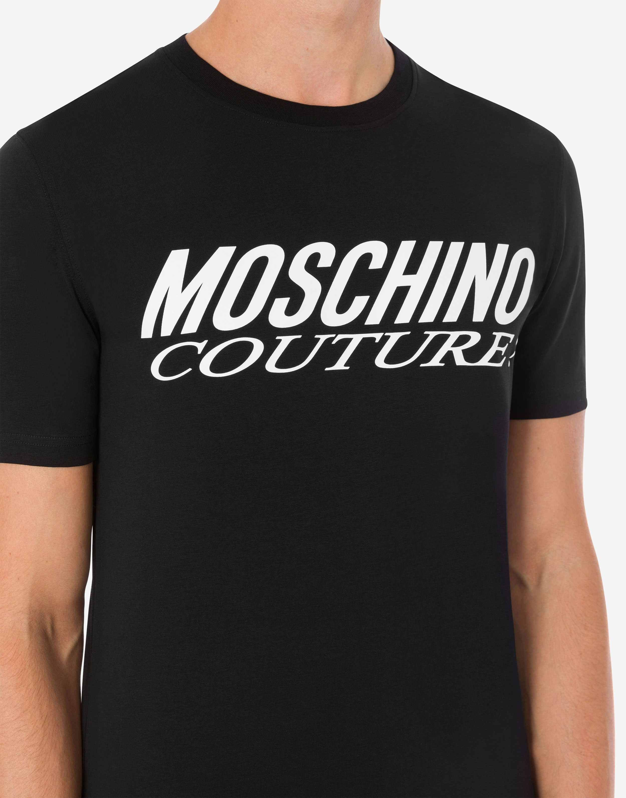 T-SHIRT WITH MOSCHINO COUTURE! LOGO - 4