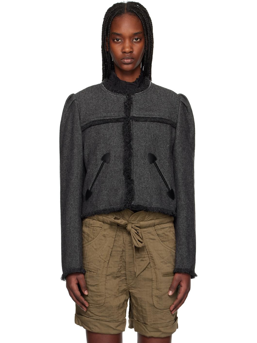 Gray Delphina Jacket - 1
