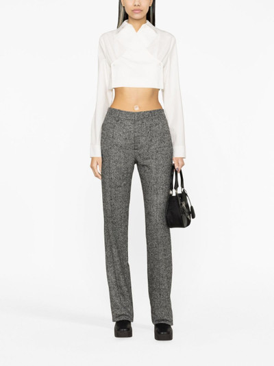 Alessandra Rich high-waisted tailored trousers outlook
