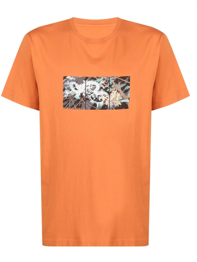 graphic-print organic cotton T-shirt 1