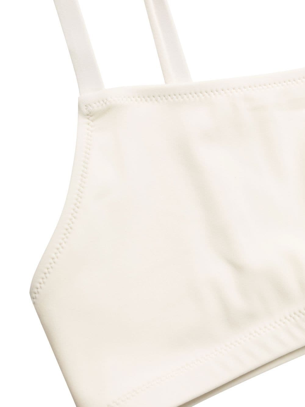 square-neck stretch bikini set - 3