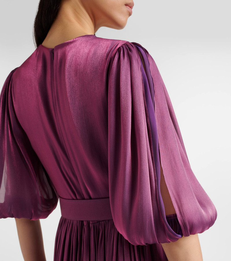 Brennie belted georgette gown 5