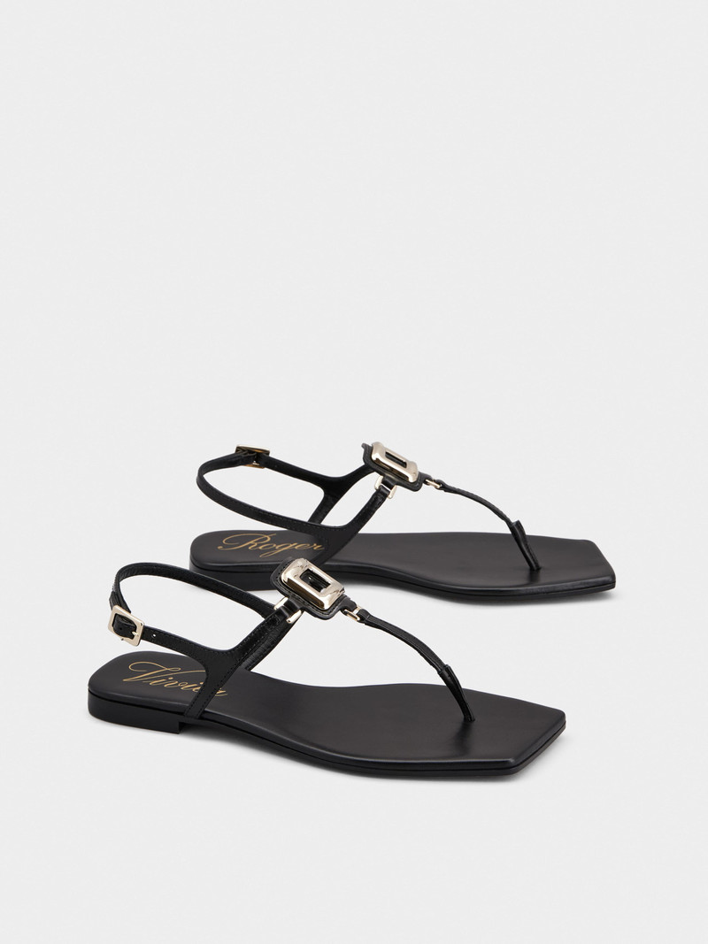 Roger Vivier Viv' by the Sea Sandals in leather outlook