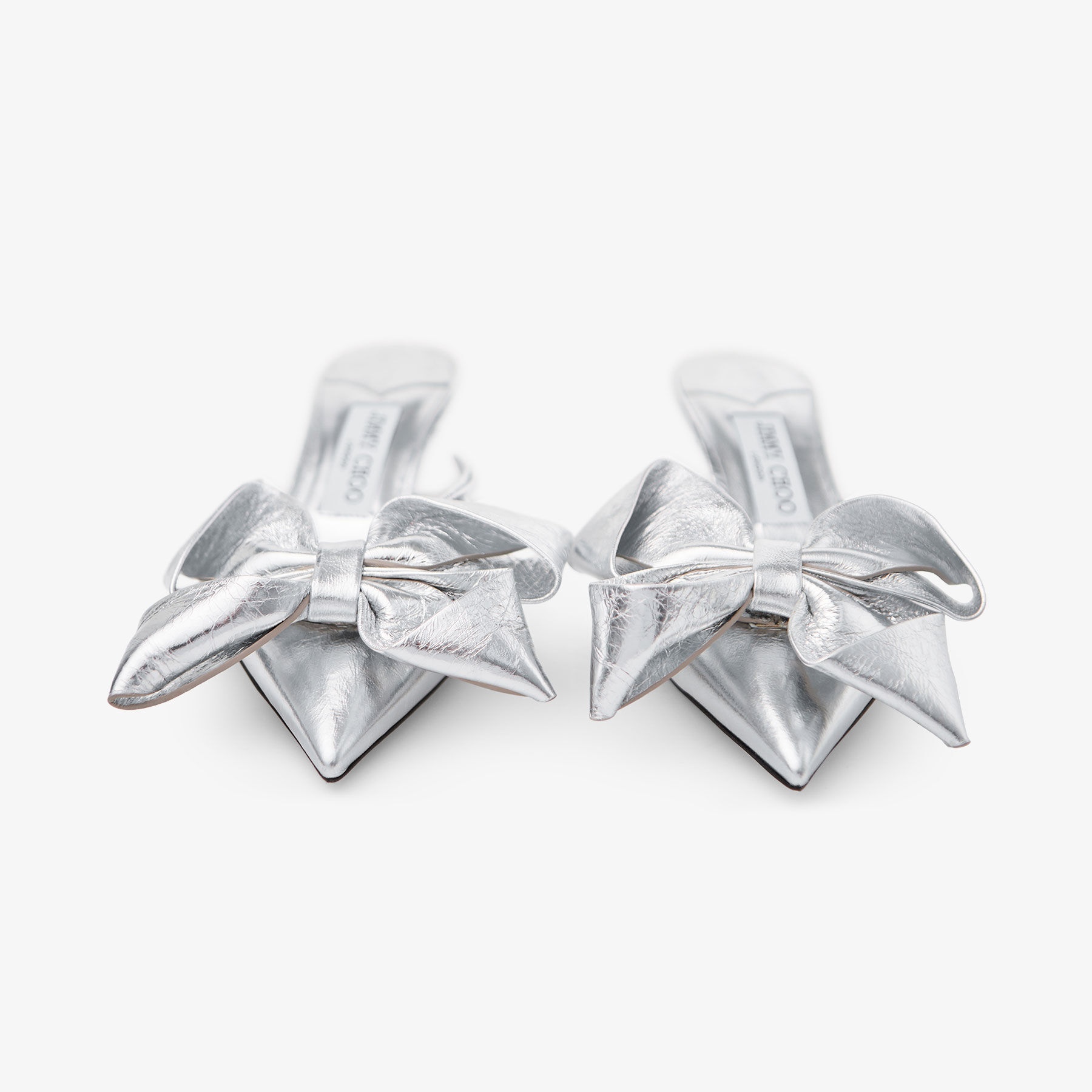 Staz Mule 50
Silver Metallic Leather Mules - 5