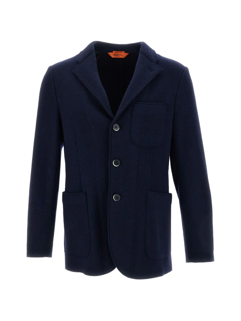 three-button patch-pocket blazer - 1