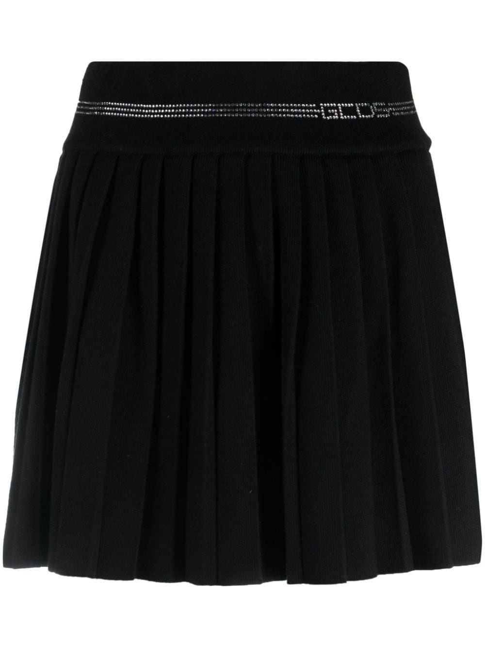 Bling pleated miniskirt - 1