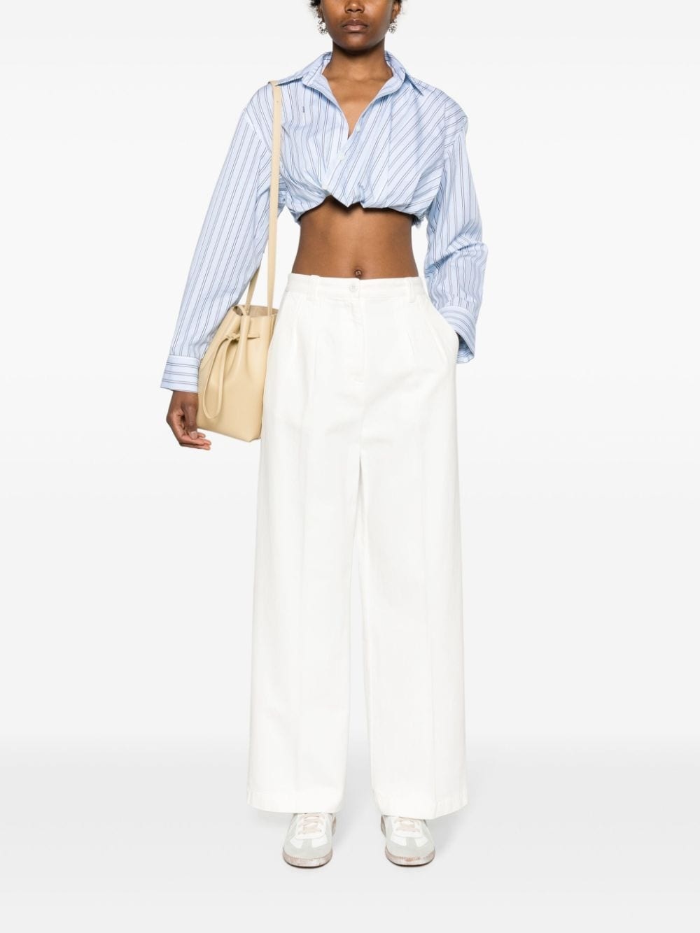 high-rise wide-leg jeans - 2