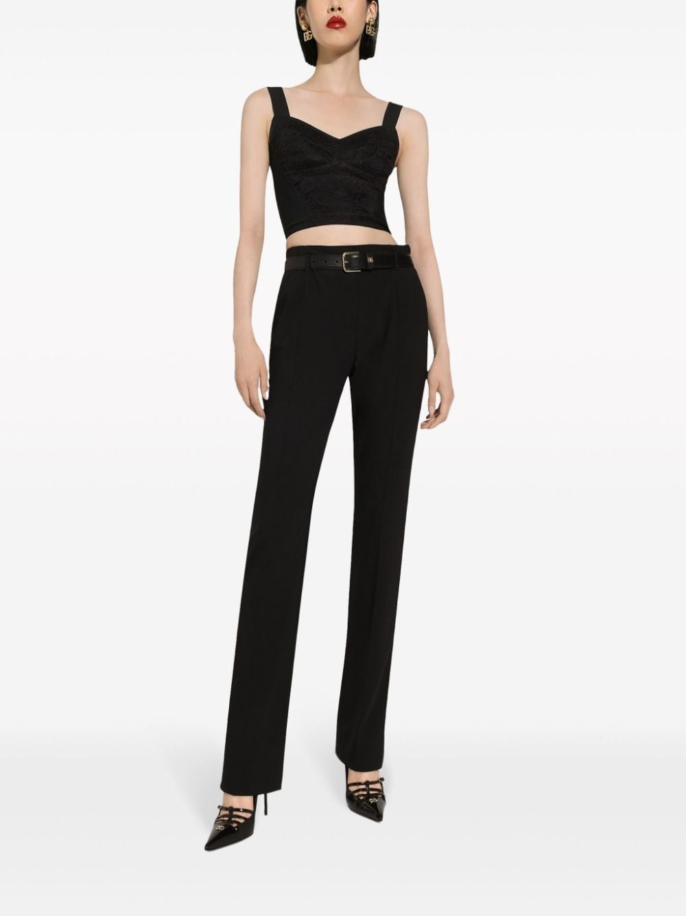 slim-fit tailored trousers - 2