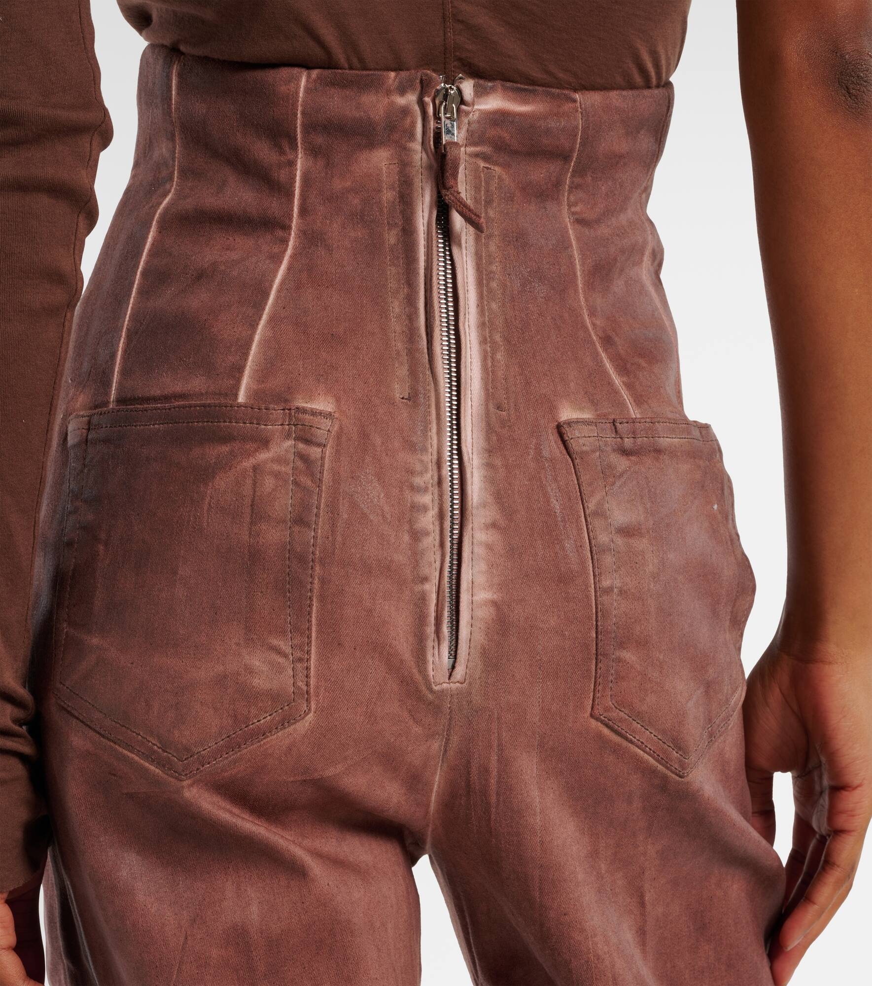 Dirt Cooper high-rise wide-leg jeans - 6