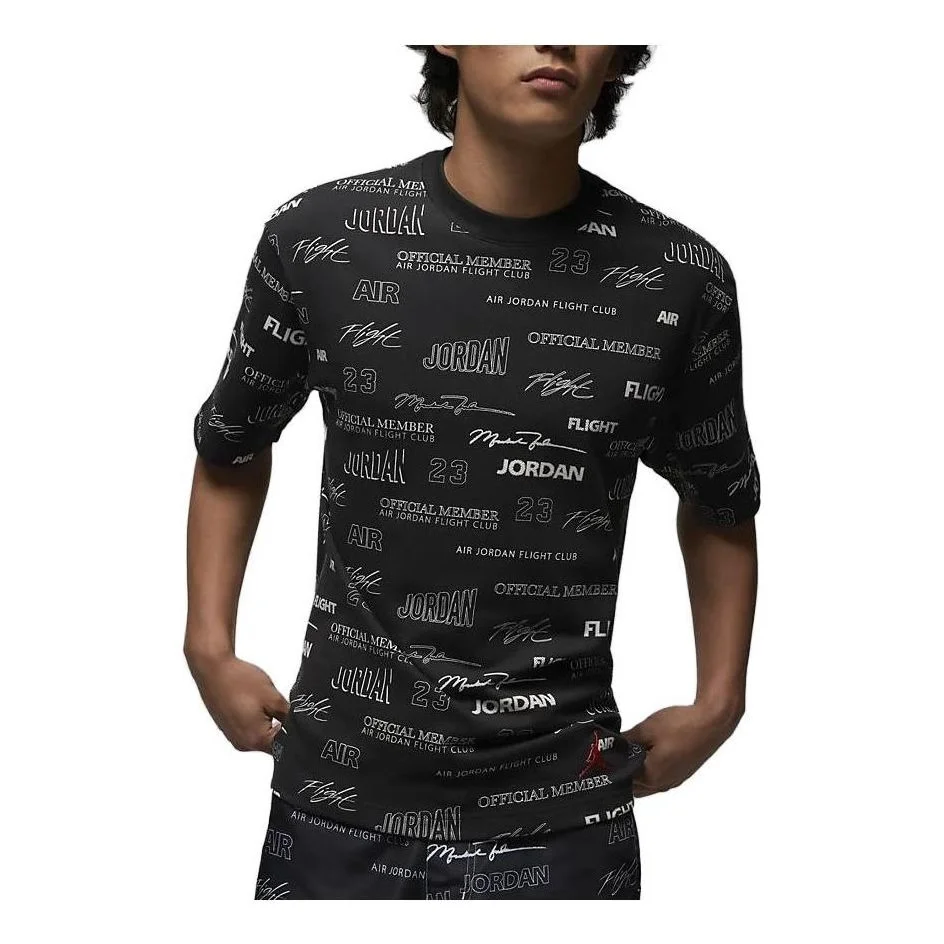 Air Jordan Full Flight MVP Short Sleeve T-Shirts 'Black' DX9574-045 - 1