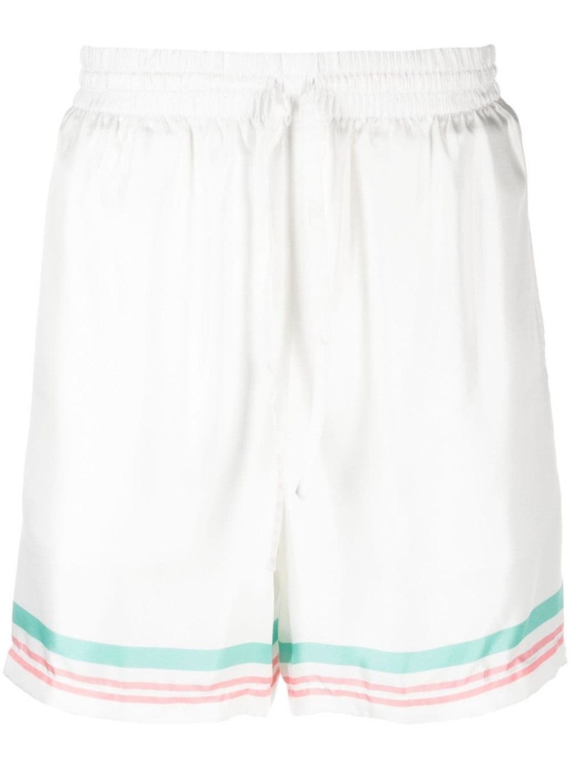 Tennis Club Icon silk track shorts 1