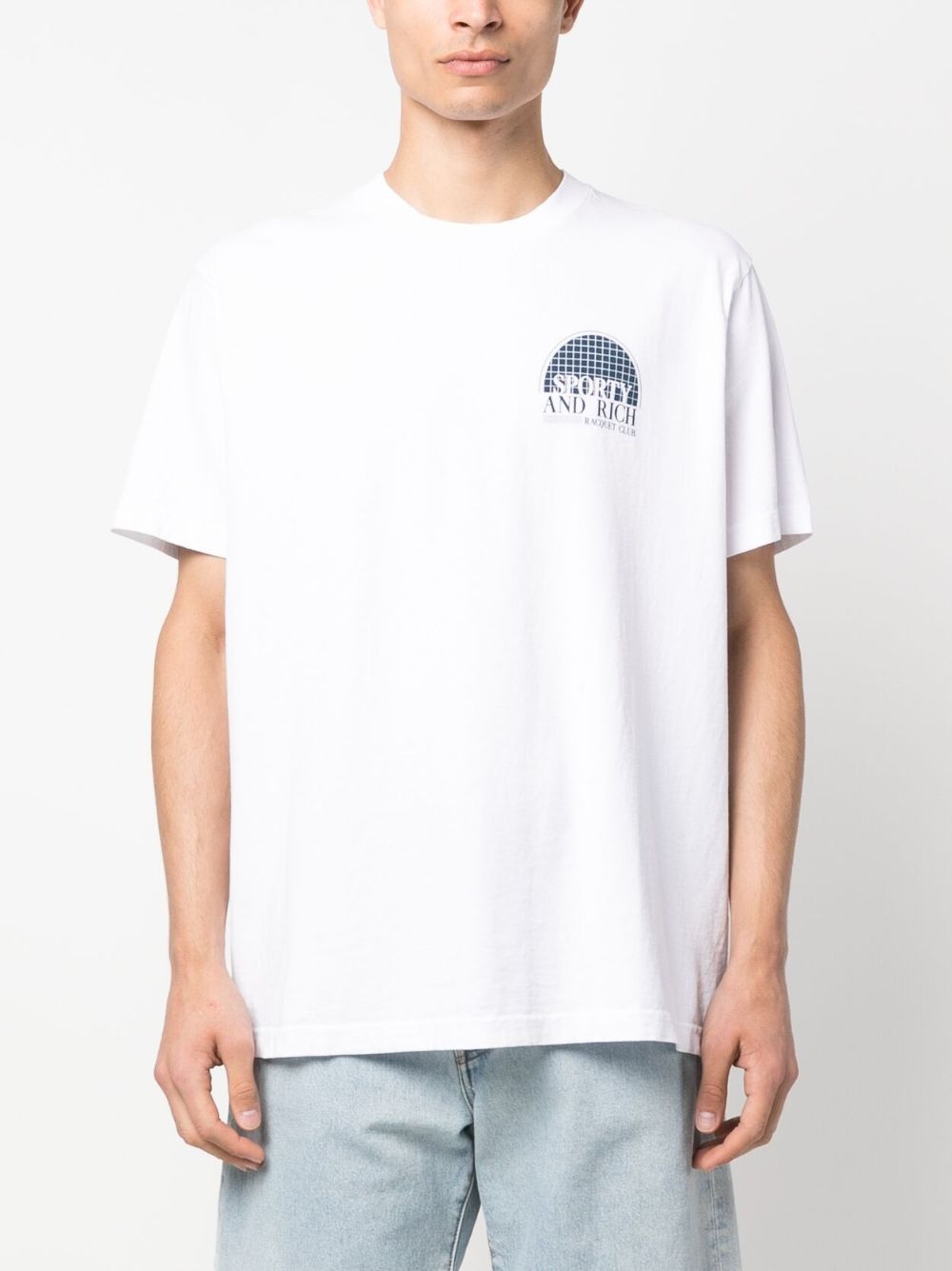 logo-print cotton T-shirt - 4