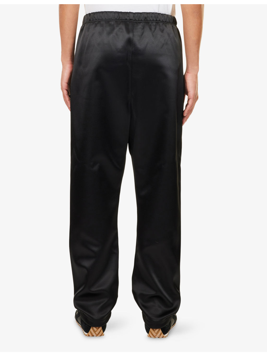 Straight-Leg Satin Track Trousers - 4
