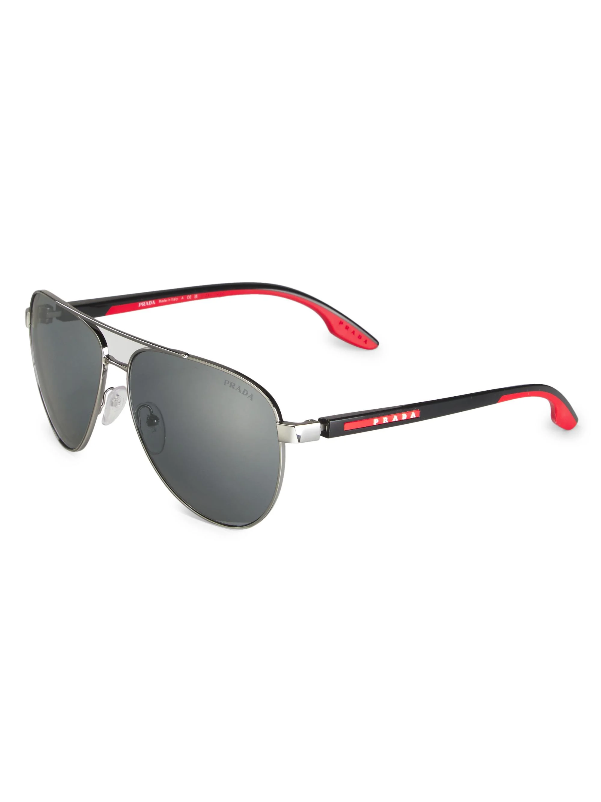 Men's 61MM Metal Pilot Sunglasses - Gunmetal - 1
