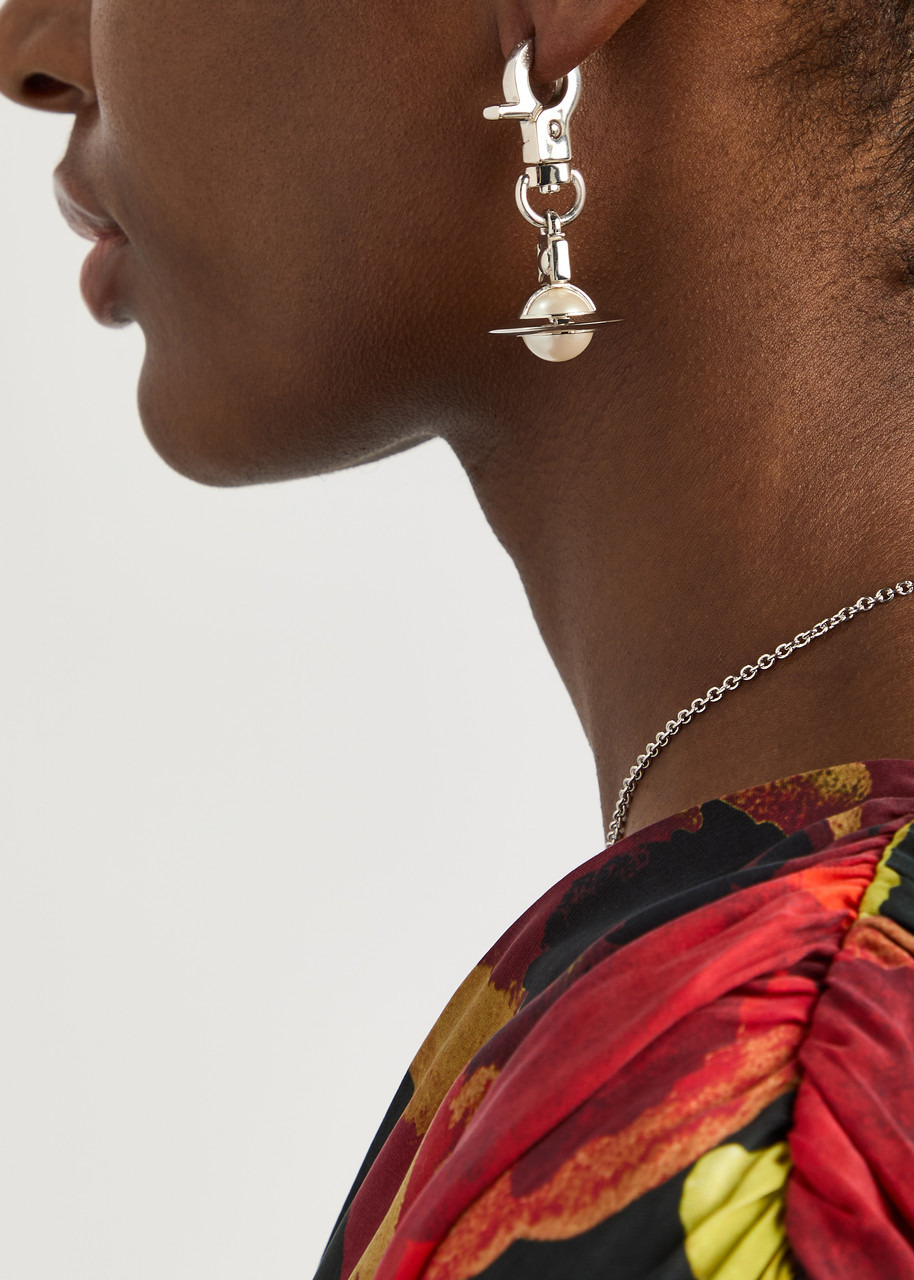Vivienne Westwood Claude Mismatched Pearl Drop Earrings - 2