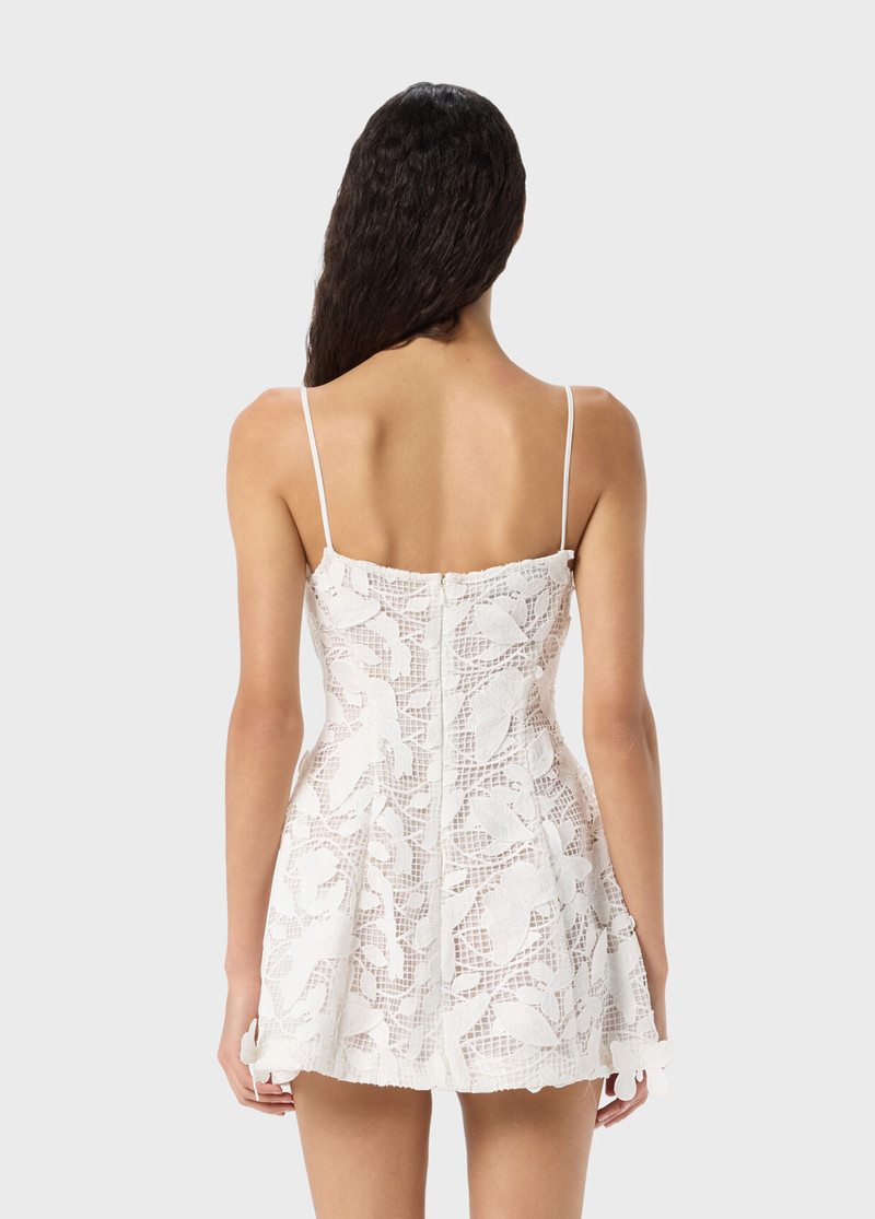 SHORT DRESS IN MACRAMÉ LACE 3